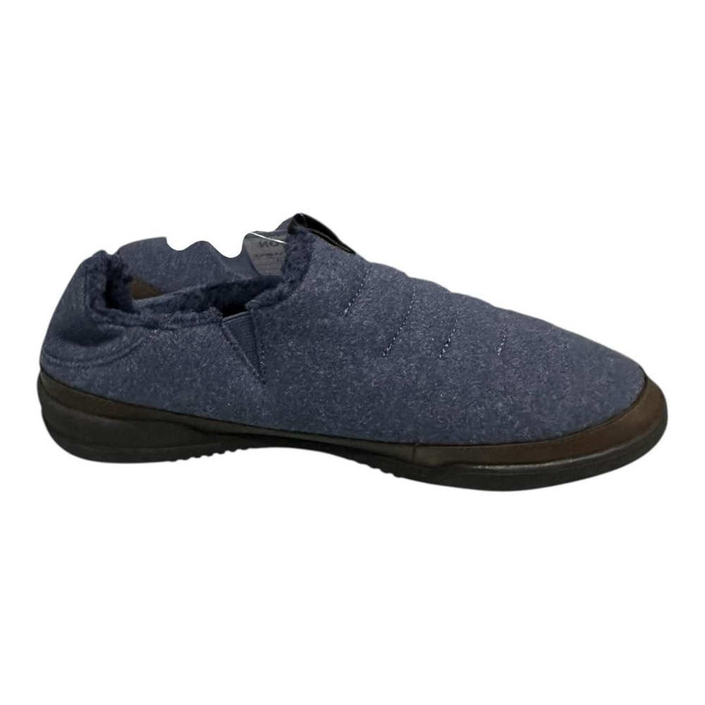WindRiver Calson Shoes Mens Size 9 Navy Felt Boa Shearling Lined Slippers - Picture 8 of 9